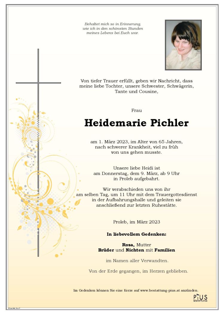 Frau Heidemarie Pichler
