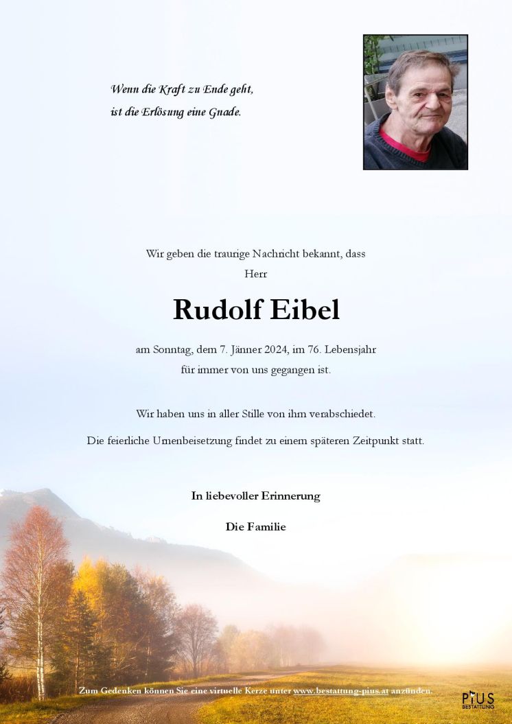 Hr. Rudolf Eibel