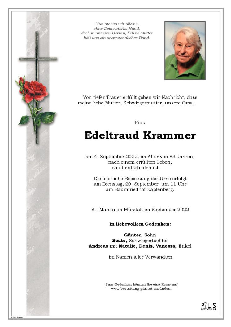 Frau Edeltraud Krammer