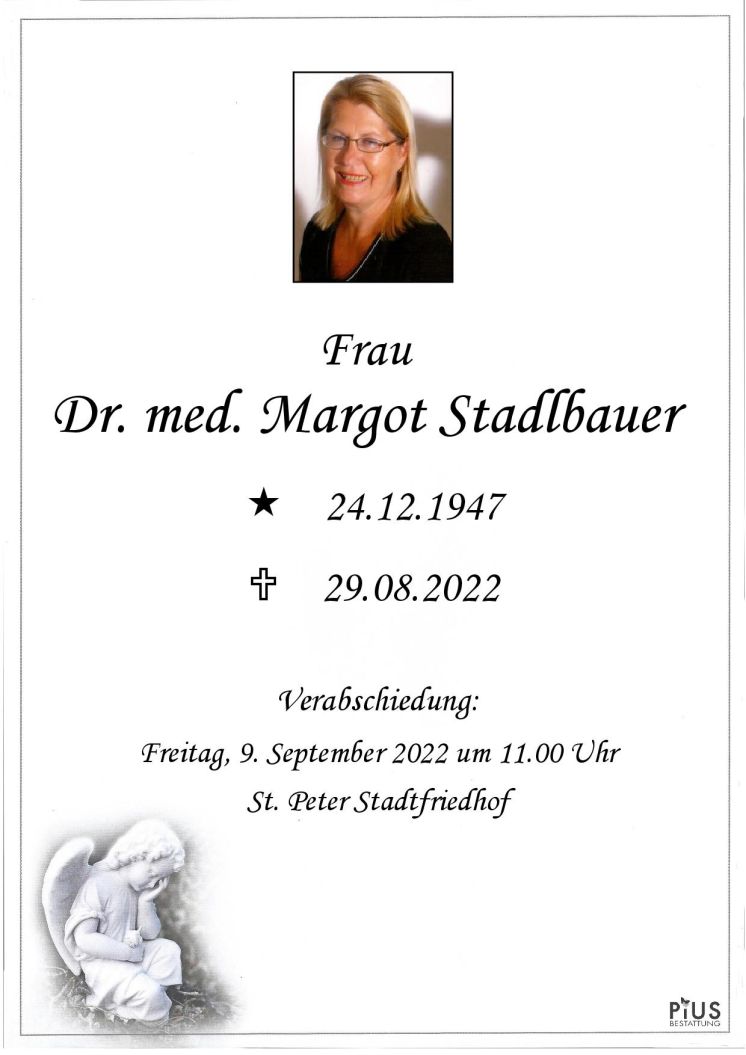 Fr. Dr. med. Margot Stadlbauer